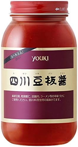 [Product of Japan] Youki Sichuan Doubanjiang 四川豆板醤/Toban Djan (Chili Bean Sauce) - 2.2 Pound Family Size Jar
