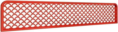 Cloisons de séparation de table rouge 50cm pour restaurant et bar