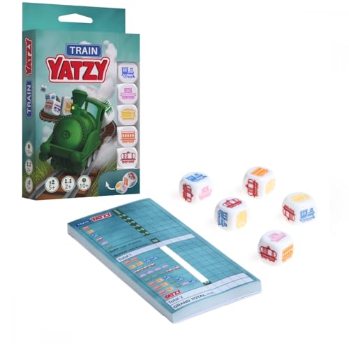 SmartGames - Train Yatzy, Multiplayer Dice Game, Ages 5+