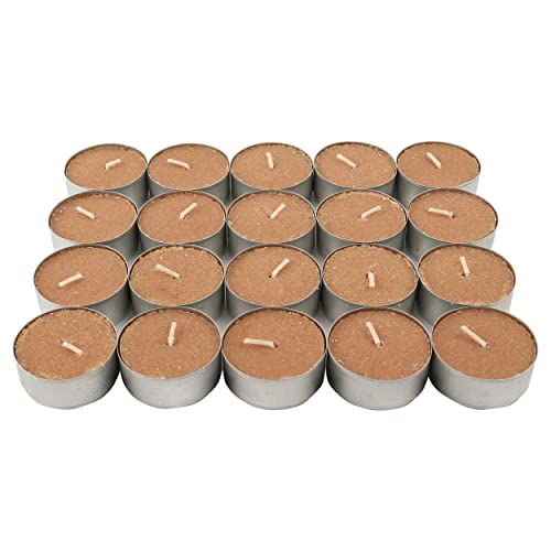 Velas de Té Aromáticas Velas perfumadas - Canela en Rama Pack 20 Velas