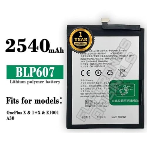 Image of BLP607 Battery for One Plus X ONE E1003, /E1001, /E1005 Battery with 1 Year Warranty***(U96)