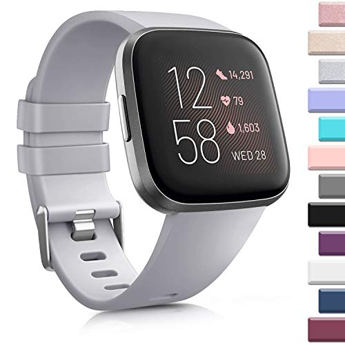 Image of AK Sports Bands Compatible for Fitbit Versa /Versa 2 /Versa SE, Soft Multi-Colors Wristbands for Fitbit Versa Lite Smart Watch Women Men