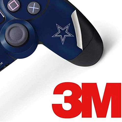 Vista 16 de Skinit Calcomanía para juegos compatible con el controlador de PS4, diseño de logotipo retro de los Dallas Cowboys de la NFL con licencia
