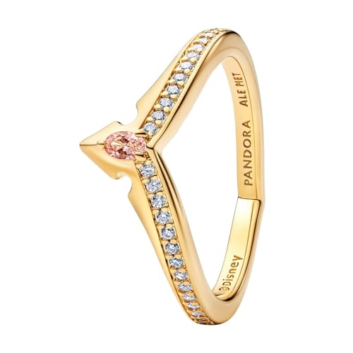 Bague Disney Aurora plaqué or, le cadeau idéal avec cristaux