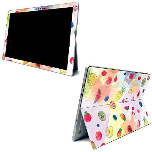 Image of MightySkins Carbon Fiber Skin for Microsoft Surface Pro 7 - Fruit Water | Textured Carbon Fiber Finish | Easy to Apply, Remove, and Change Styles | Made in The USA (CF-MISURPR7-Fruit Water)