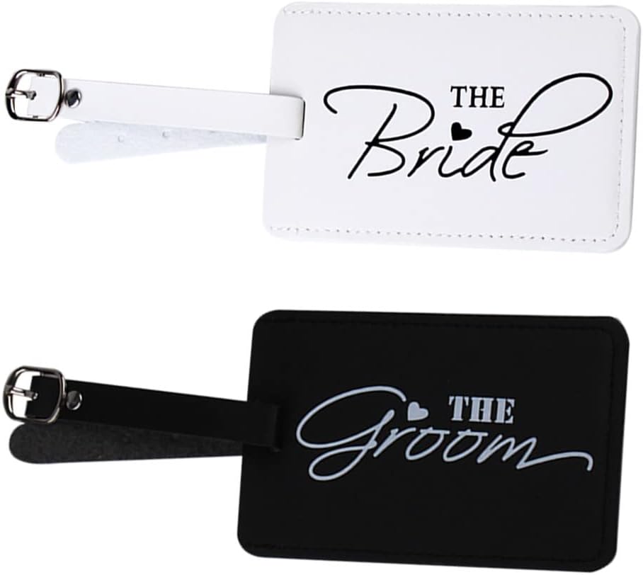 2 Pcs Mr and Mrs Passport Covers Luggage Tags Set PU Leather Luggage Labels Travel Luggage Tags for Couples Wedding Bridal Honeymoon Shower Gift 2 Pcs Mr and Mrs Passport Covers Luggage Tags Set PU Leather Luggage Labels Travel Luggage Tags for Couples Wedding Bridal Honeymoon Shower Gift