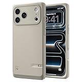 Spigen 【創業18年の技術力】 iPhone 17 Pro ケース MagSafe対応 マグネット搭載 初代Mac風 クラシック・LS・マグフィット (ストーン) ACS10479