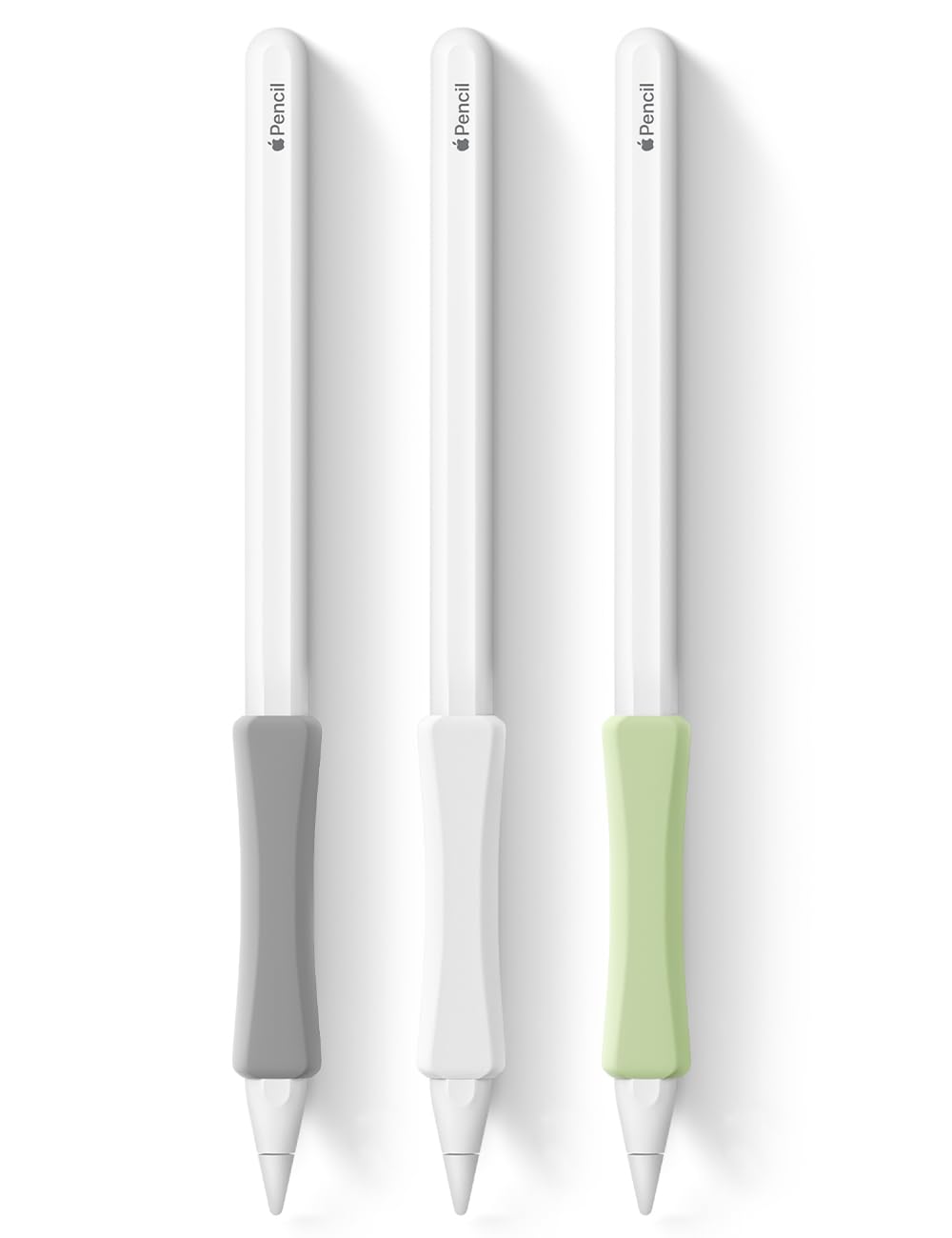 3 Pack iPencil Grips Case Cover Silicone Sleeve Holder Compatible with Apple Pencil (USB-C)&Apple Pencil (2nd Generation),iPad Pro 11 12.9 inch 2018,White, Grey, Green (B0D4DTH6Q3) Amazon Price History, Amazon Price Tracker