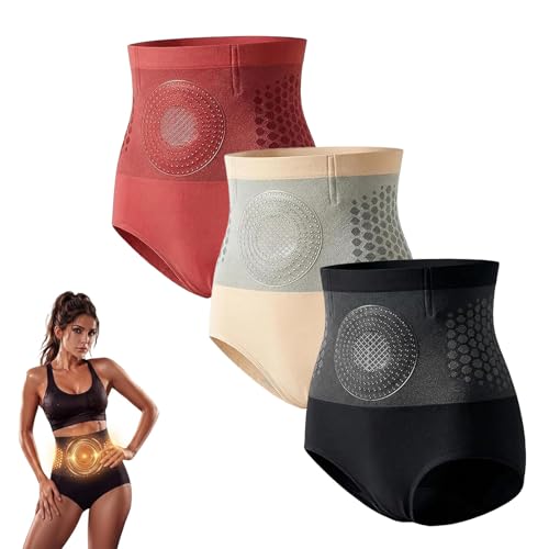 OBRADOYA Moringa and Berberine Shorts 4-In-1 Micro-Particle Sculpting High-Waisted Shorts Comfortable & Breathable (US Alpha XX-Large Regular Regular 3 Color)