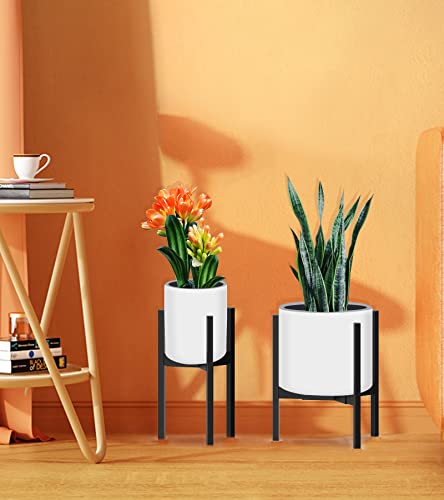 Ddpow Adjustable Plant Stand 3 Legs Heavy Duty For 8"-12" Plant Pots, Plant Stand Indoor, Plant Stand Outdoor, Plant Stand Corner, Metal Plant Stand, Black Plant Stand(Black 1 Pack) #TOP5