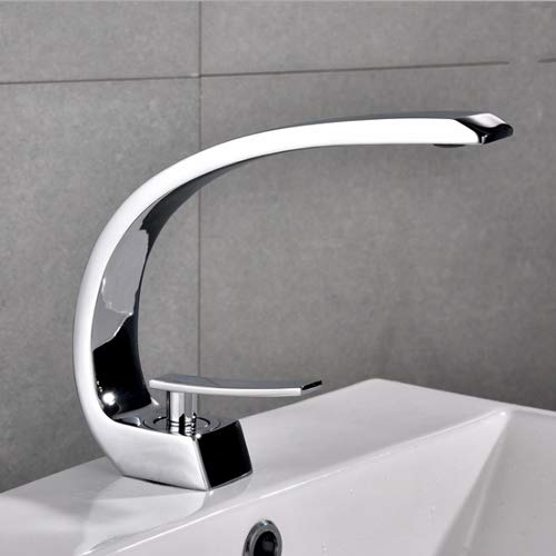 Robinet évier en bronze blanc élégant de clubhouse pour salle de bain rafinée