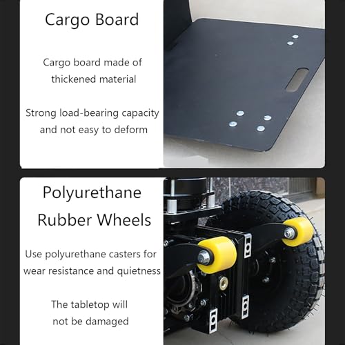 Carretilla eléctrica para escaleras 400KG alta carga miniatura 6