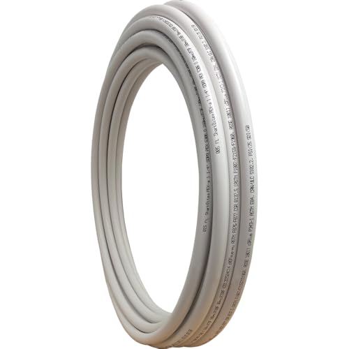 Image of SharkBite 1-1 /4 Inch x 100 Feet White PEX-A, Made in the USA, Flexible Water Pipe Tubing for Plumbing, UA85W100