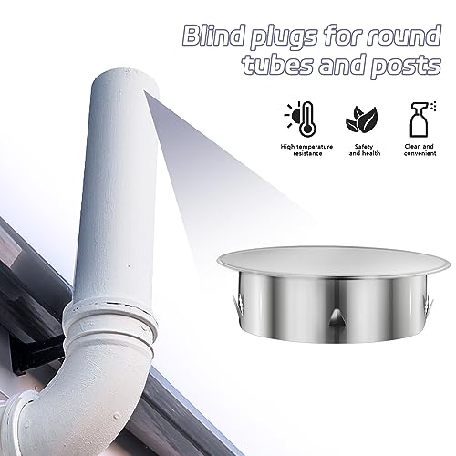 Stove Pipe Cover 200 mm Chimney Hole Cover Chimney Pipe Cover Chimney Cover Stainless Steel Stove Pipe Capsule Wall Lining Lid Stove Hole Ceiling Bottom Diameter 188 mm Depth Approx. 54 mm - Image 4