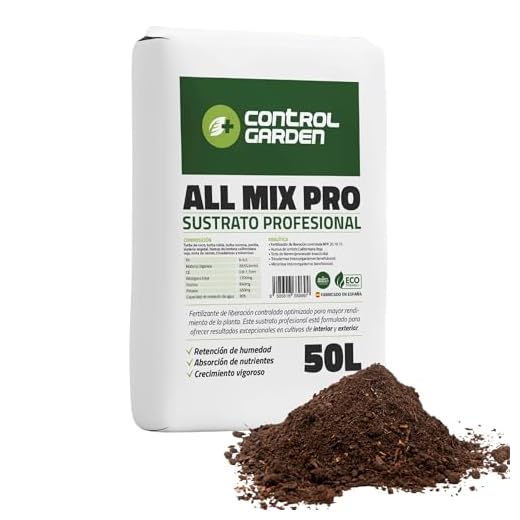Control Garden Sustrato All Mix 50L | Fertilizante Plantas y Cultivos | Aireación Sustrato | Más Absorción de Agua | Liberación Controlada