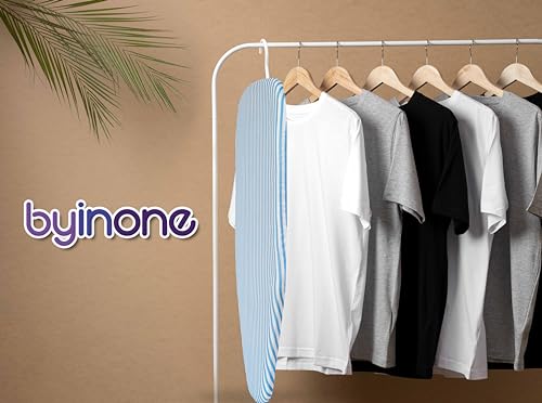 Byinone Table Top Ironing Board - Suitable for Left an Right Handed Users, 75X34cm,0 Cotton Cover, Lightweight, Perfect for Travel and Small Spaces - Image 3