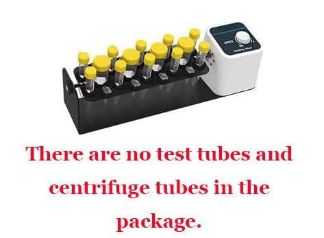 Mixer Shaker Long Axis Rotating Mixer Shaker Lab Rotating Mixer for Mixing Test Tube Liquid with Vibration Speed Range 20-80rpm Brush Motor