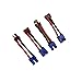 Hengfuntong-Elec EC3 Plug Male Female to Ultra Deans T Plug Male Female Plug Connector Battery Adapter 14awg 40mm 2pairs