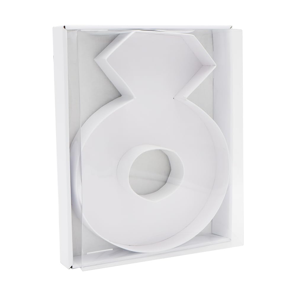 SHENGHE 12" Fillable Cardboard Letters Charcuterie Gift Cupcake Box with Lid Candy Packaging (RING)