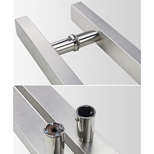 Poignée push-pull en acier inoxydable robuste pour porte verre - 4