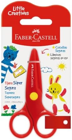 Tesoura Little Creatives, Faber-Castell, Supersegura, Sem Ponta, ...