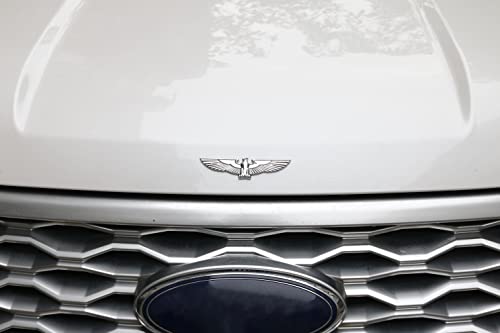 Eagle Auto Emblem, Eagle Wings Metal Sticker, Flying Eagle Zinc Alloy Decal Badge For Car, Truck, Motorcycle (Silver) #TOP2