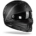 Scorpion NC Casco per Moto, Hombre, Negro/Gris, M