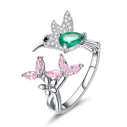 Anneaux de doigt clair lumineux réglables bijoux fantaisie tendance femme