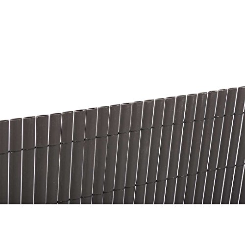 CAÑIZO PVC Doble Cara 20 MM Antracita 1,5X3 M