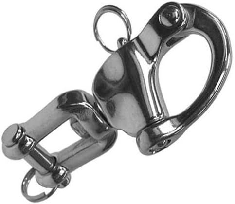 MarineNow Stainless Steel 316 Jaw Swivel Bail Snap Shackle Choose Size and Quantity