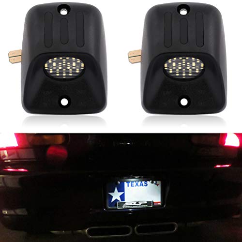 cciyu License Plate Light Tag Lamp Assembly 6000K White Fit For Chevrolet Silverado For Chevrolet Silverado 2500HD 3500HD for 2014-2018 For GMC Sierra 1500 for2015-2018 For GMC Sierra 2500HD 3500HD