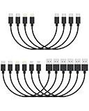 【Large Compatibilité】Compatible avec tous les téléphones, tablettes ou ordinateurs. Le connecteur Lightning prend en charge les iPhone 14/13/12/11/XS/XR/X/8/7/6/Pro/Pro Max/Plus/Mini/iPads. Le connecteur USB-C prend en charge tous les appareils USB Type-C, tels que : iPhone 16/15, Galaxy S24/S24+/S24 Ultra/S23/S23+/S23 Ultra/S22/S22+/S22 Ultra/S21+/Note 8/S8/S8 Plus/LG V30/V20/G6/G5, etc.