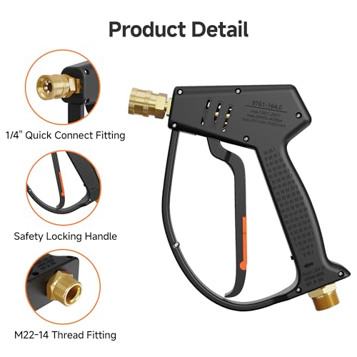 Giraffe Tools High Pressure Washer Short Gun for Car Wash
| Giraffe Tools High Pressure Foam Cannon Short Gun for High