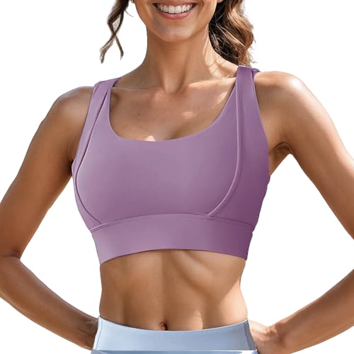 Image of High-Support Classic Crisscross Sports Bra, Stylish for Yoga and Workouts