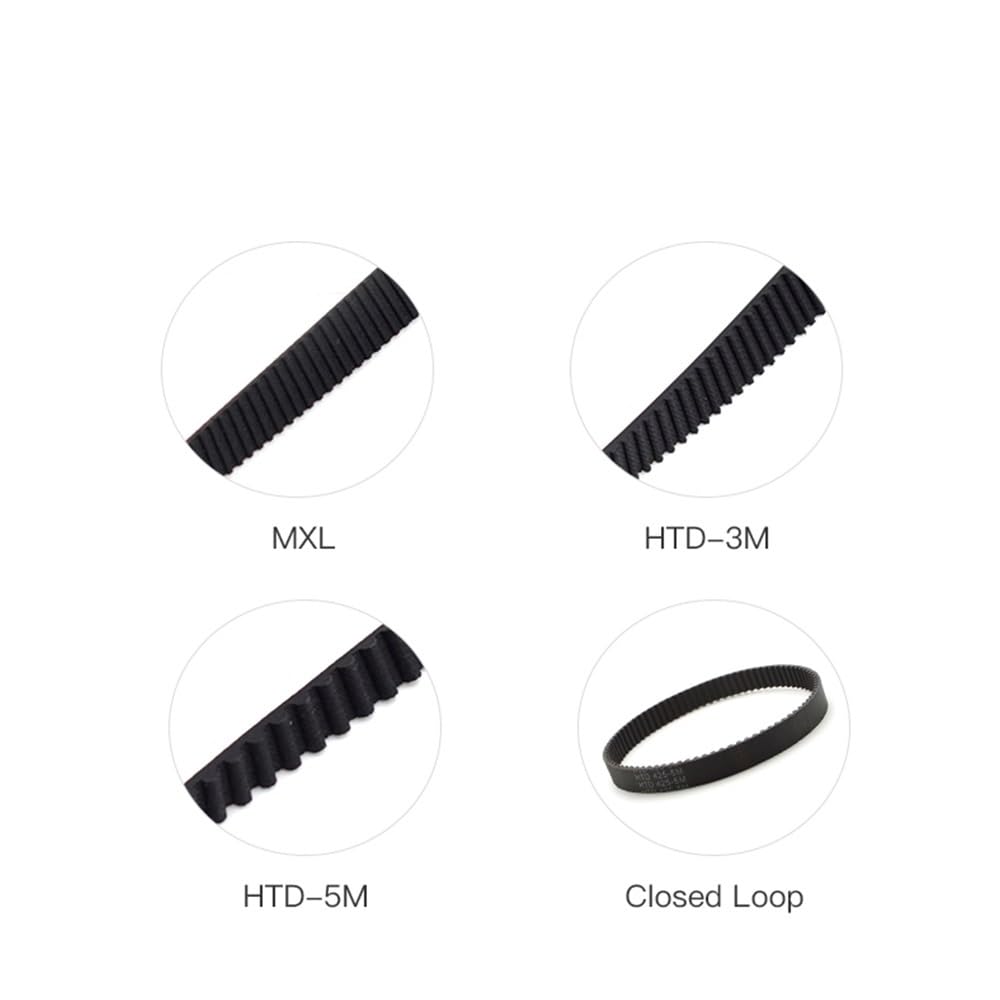 Correa de distribución Abierta 5mm 6mm 9mm 10mm 15mm Goma transmisión máquina cortadora Grabado láser CO2 4M