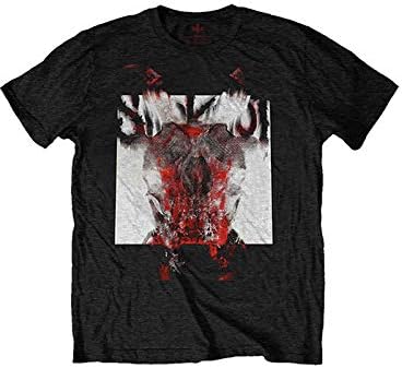 Miniatura 3 de Slipknot Devil Single - Logo Blur (impresión trasera) Slim Fit T-Shirt Negro, M, Negro