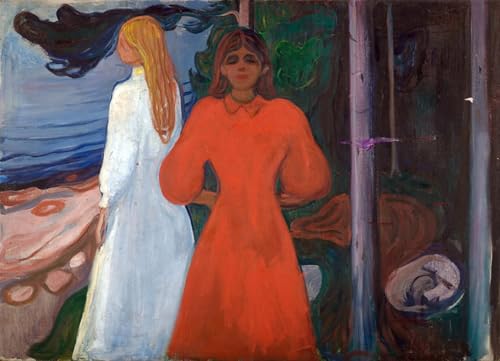 Impression d'affiches d'art Edvard Munch sur toile de coton 60x90