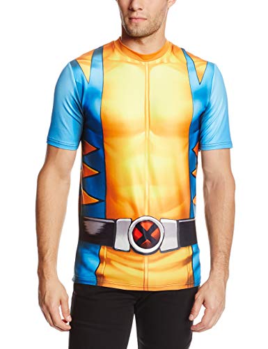 Marvel X-Men Men's Wolverine Chest T-Shirt, White Sublimated, X-Large