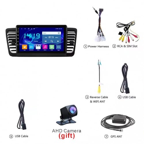 Navegación GPS Subaru Outback Evita Multas con Manos Libres Bluetooth 7
