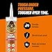 Gorilla 100% Silicone Caulk Kitchen & Bath Sealant, Mold Resistant, 10 oz. Cartridge, White