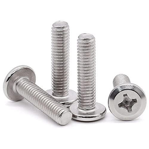 Vis à métaux M6 Glvaner à tête plate ronde pour vos rénovations et assemblages - 5