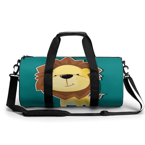 Sac de voyage lion avec grand format de 45cm de long