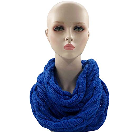 DUYHBAWRS Fashion Knitted Snood Scarf Warm Winter Women Scarf