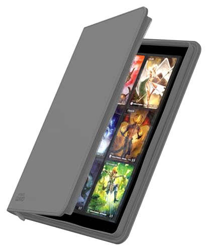 Image of Ultimate Guard Zipfolio 360 - 18 Pocket Xenoskin Grey
