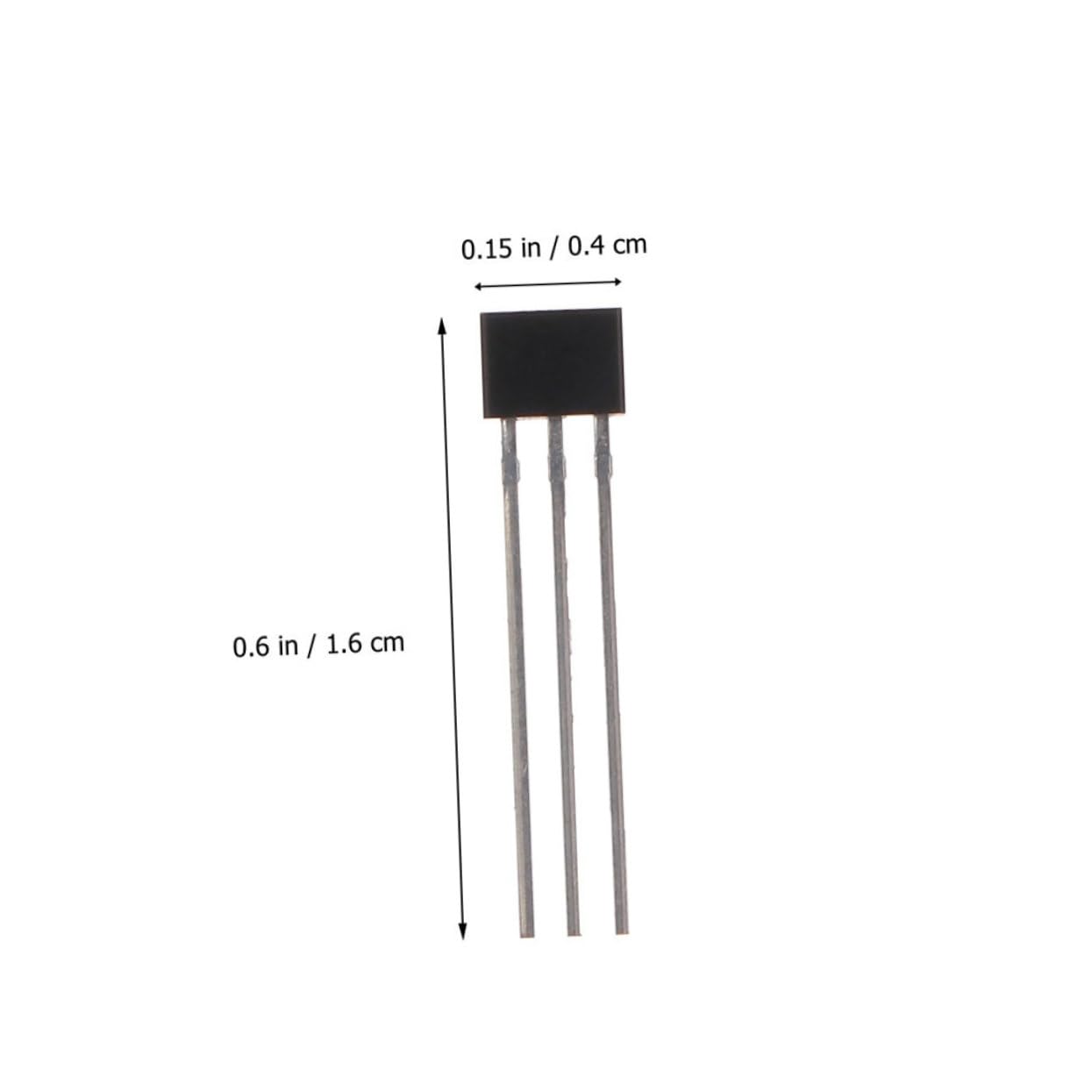 COOLHIYA 10pcs Hall Effect Sensor Switch 3pins Sensor 3 Pin Hall Sensor Brushless Electric Motor Sensor for Appliances Halls Parts Halls Sensor Appliances Sensor Hall Effect Parts Alloy