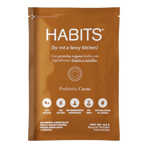 sobres de proteina Marca HABITS BY NOT A FANCY KITCHEN