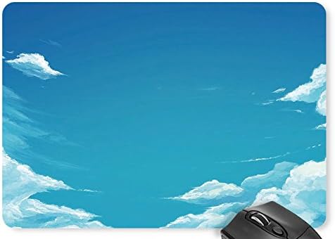 Mouse Mat White Clouds On Blue Sky Mouse Pad