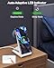 NANAMI Wireless Charger for Google - 3 in 1 Wireless Charging Station Fast Charger Stand Dock for Pixel 10/10 Pro/9/Fold/8/7,Buds Pro 2/Pro, Watch 3/2,Fitbit Versa 4/Sense 2(Not for Pixel Watch 1/4)