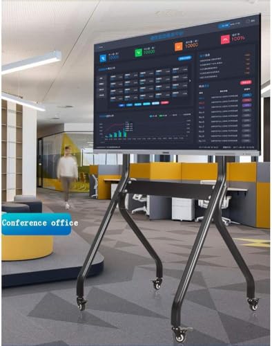 Soporte móvil para TV con base de hierro para inclinación y giro miniatura 3