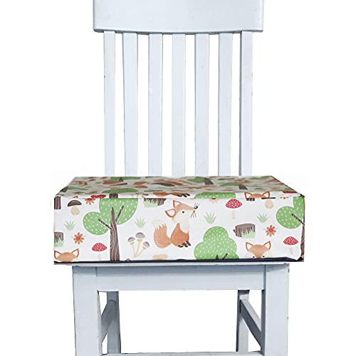 Almofada Assento Elevação Infantil Criança Impermeável Raposinha